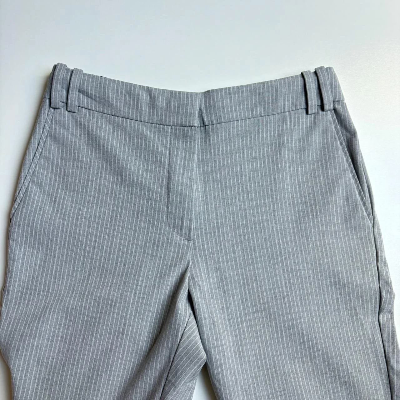 Camaêbu grey and white striped pants size 34 – photo 3